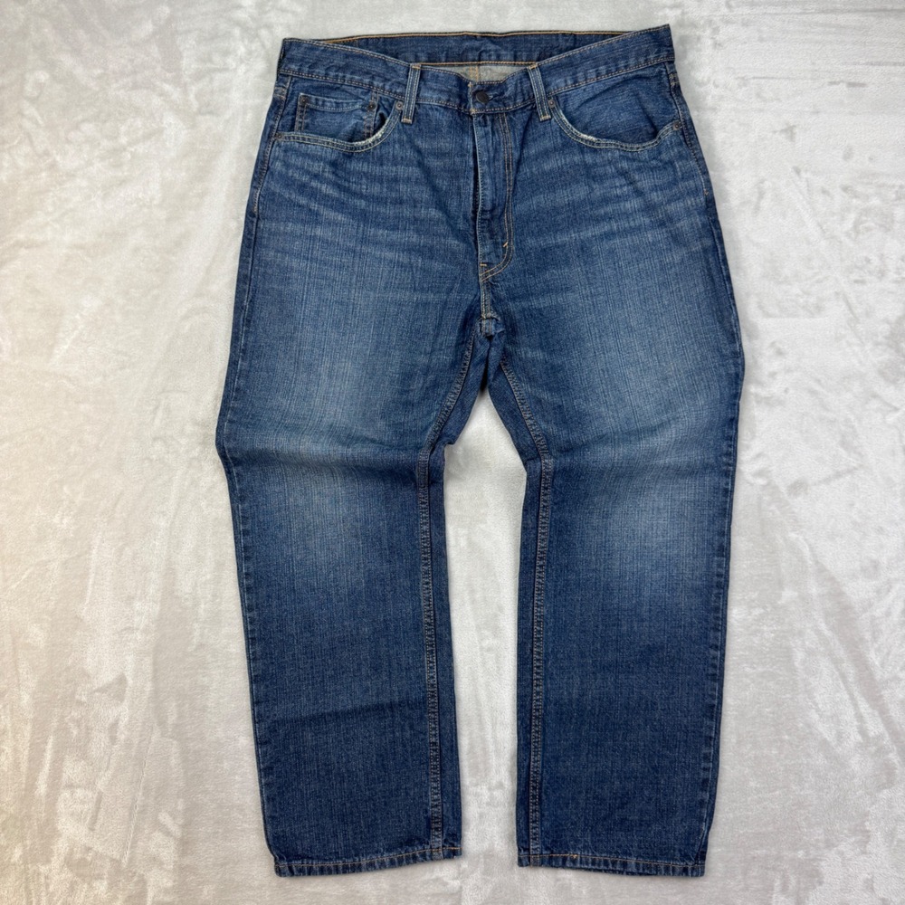 Levi 559 Jeans Mens 38x30 Blue Relaxed Baggy Skater Straight Classic Denim Pants